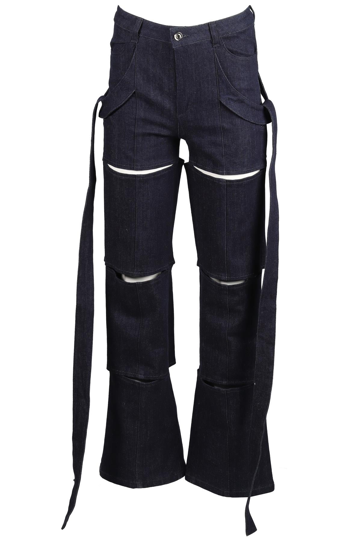 MONOT BLUE WIDE LEG JEANS IT 40 UK 8