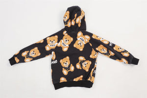MOSCHINO BLACK KIDS GIRLS HOODIE 6 YEARS