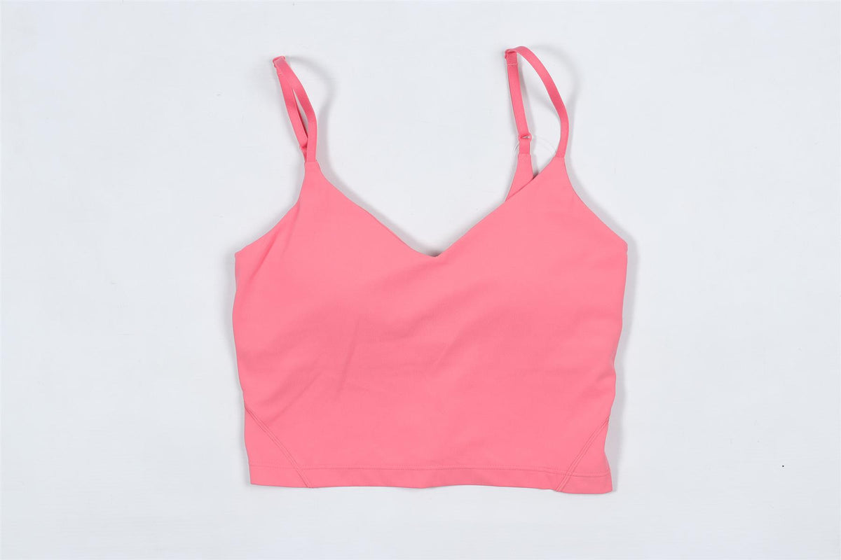 LULULEMON PINK SPORTS BRA US 4 UK 8