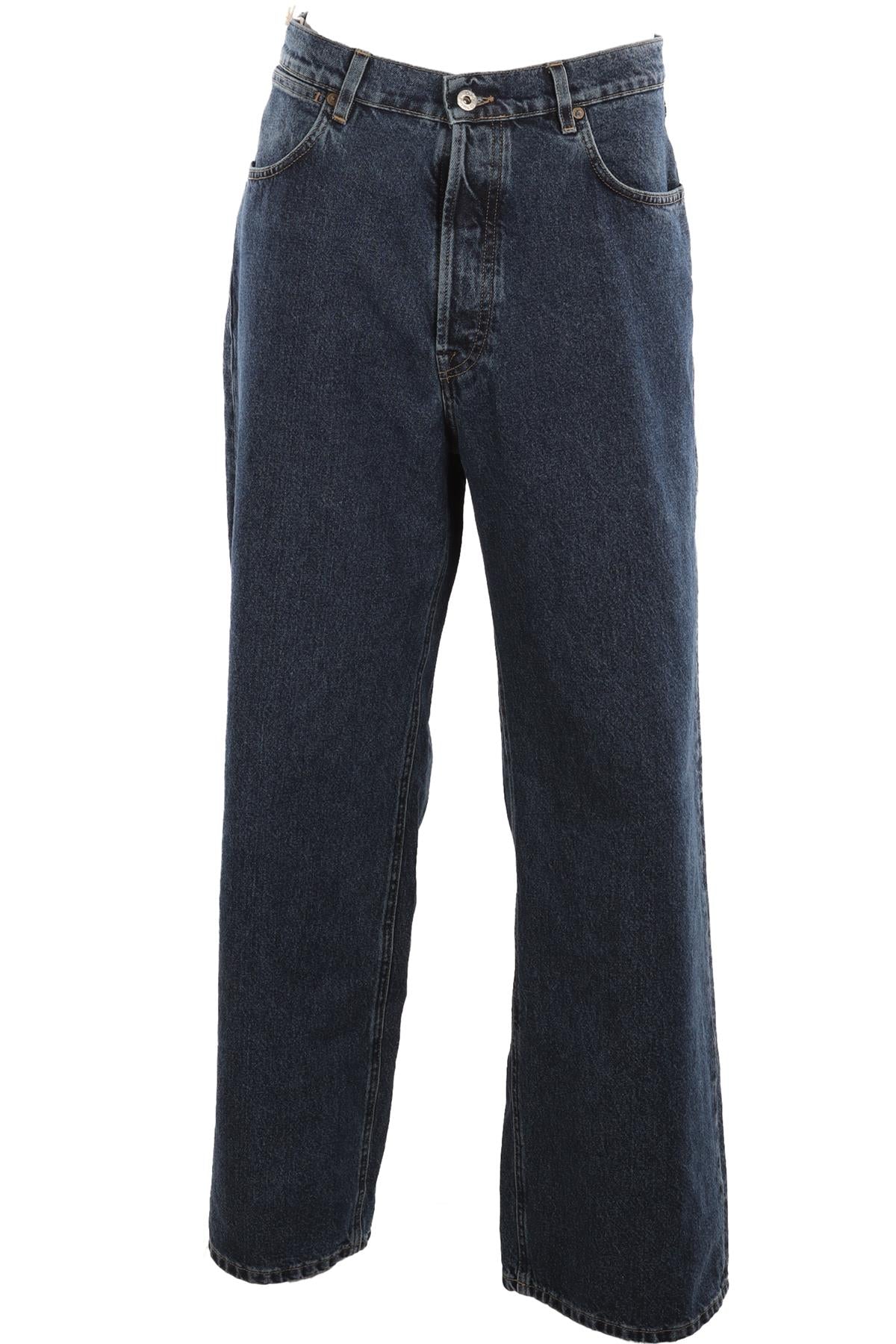 KERI BLUE MEN'S MID RISE WIDE LEG JEANS W30 FR 38