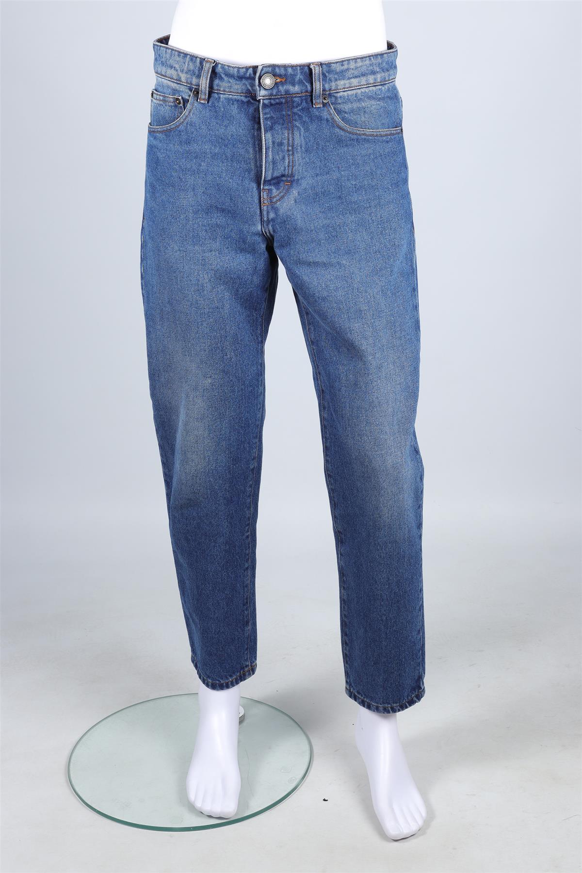 AMI PARIS BLUE MEN'S BLUE TAPERED JEANS UK/US WAIST 30