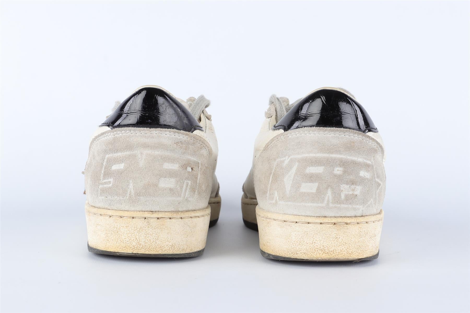 GOLDEN GOOSE WHITE SUPER STAR LEATHER SNEAKERS EU 40 UK 7 US 10
