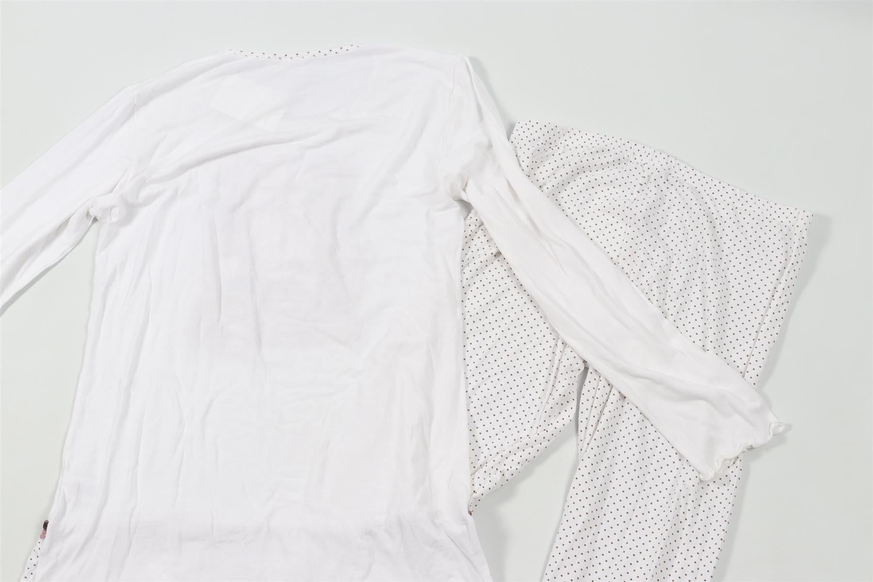 LA PERLA WHITE KIDS GIRLS PYJAMA SET 12 YEARS