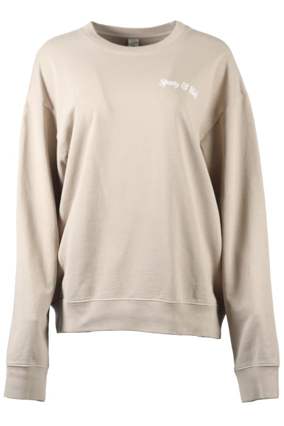 SPORTY & RICH COTTON SWEATSHIRT MEDIUM