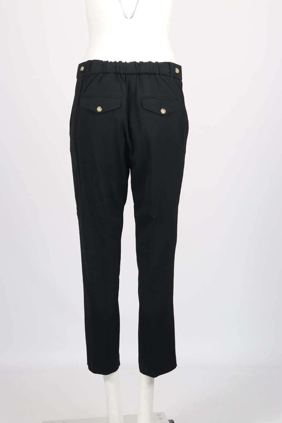 VINCE WOVEN STRAIGHT LEG PANTS MEDIUM