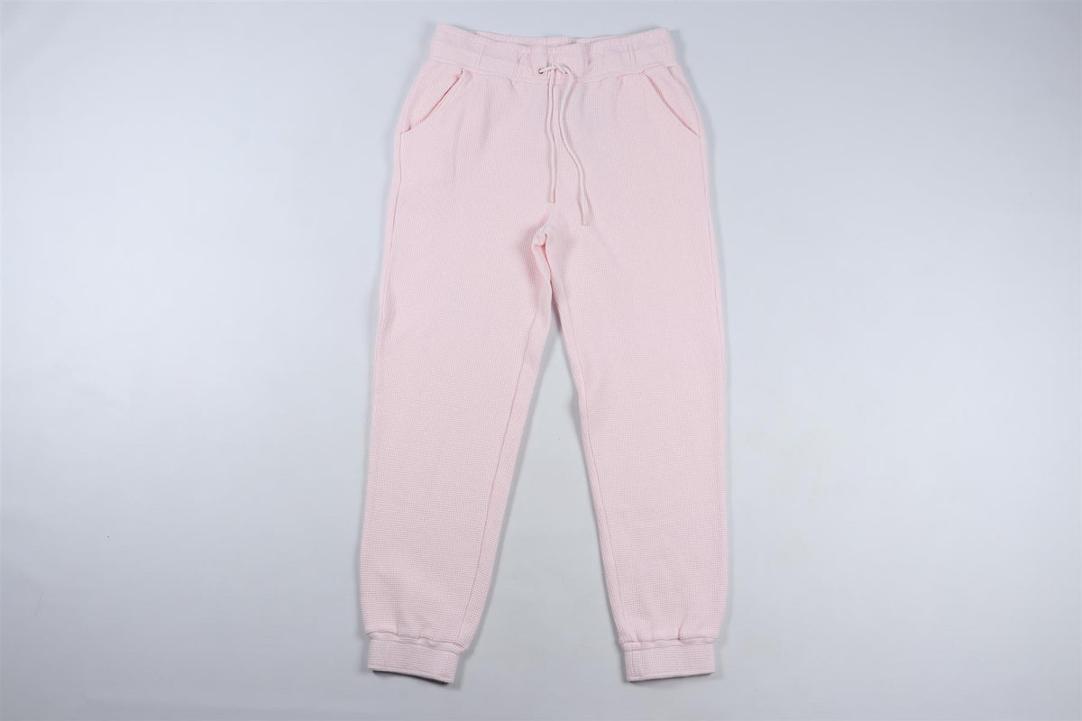 NEGATIVE UNDERWEAR PINK COTTON TRACK PANTS LARGE