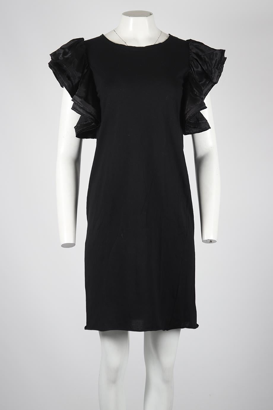 LANVIN SILK AND COTTON MINI DRESS MEDIUM
