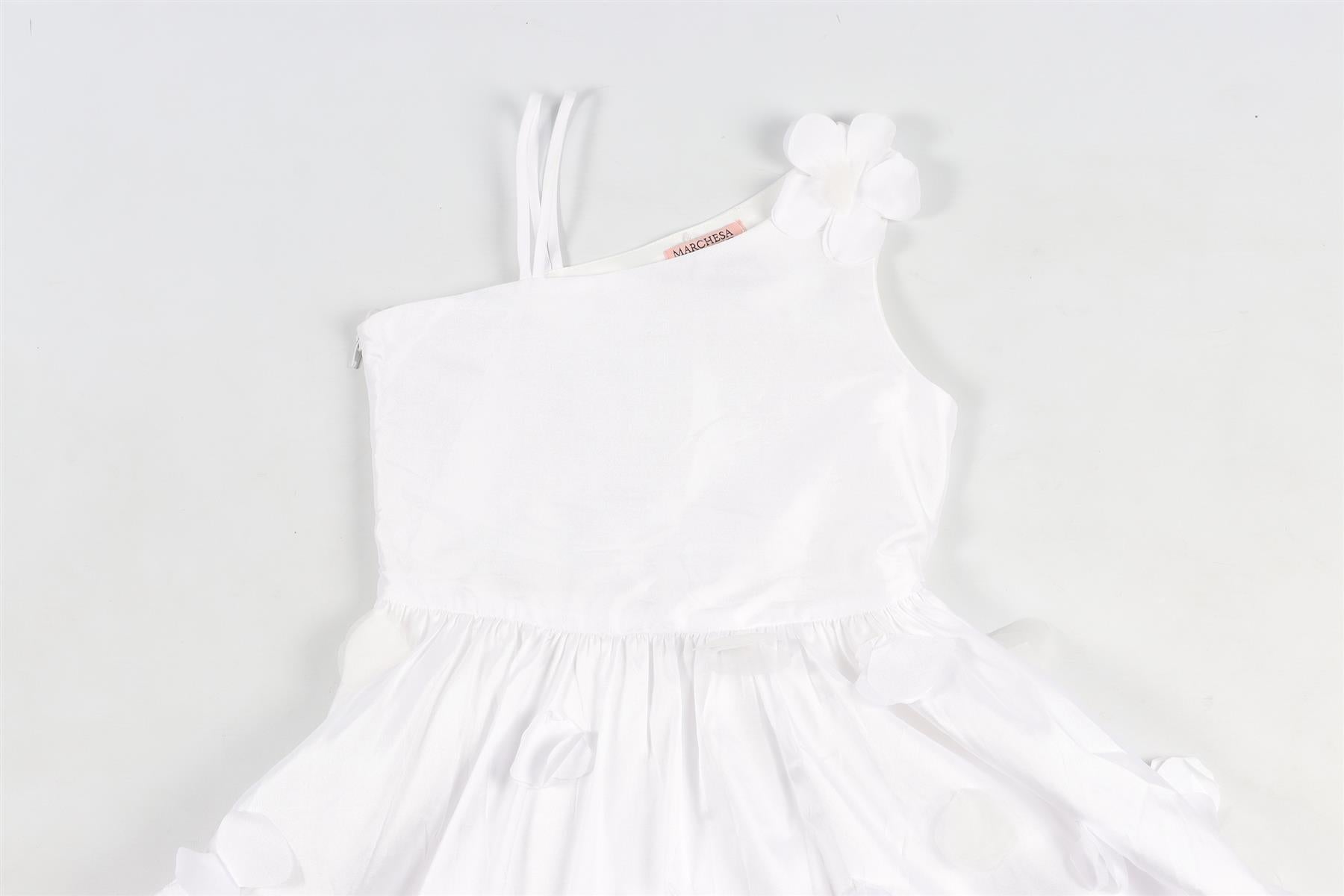 MARCHESA NOTTE WHITE KIDS GIRLS DRESS 10 YEARS