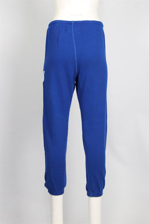 FREE CITY BLUE COTTON TRACK PANTS SMALL