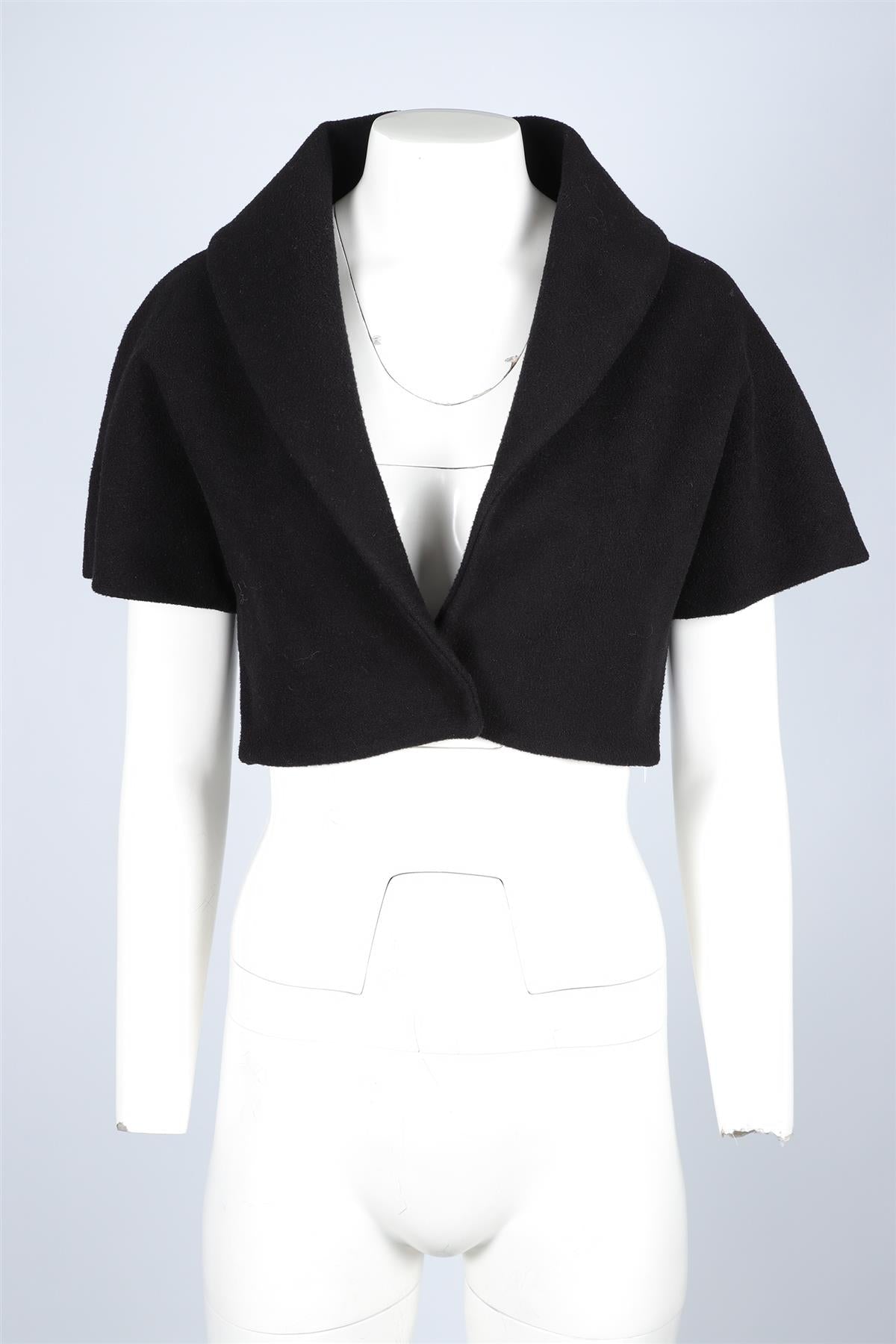 ALAÏA BLACK WOOL JACKET FR 38 UK 10