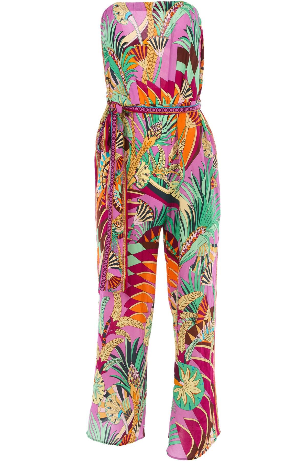 CAMILLA MULTI SILK JUMPSUIT SMALL