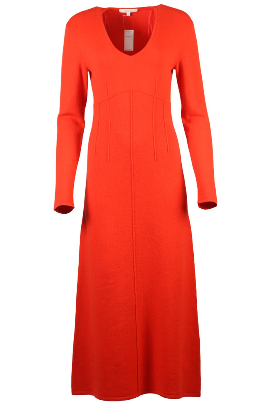 DOROTHEE SHUMACHER WOOL BLEND MAXI DRESS UK 12