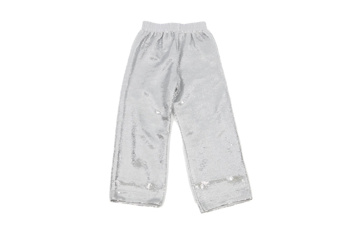 MONNALISA SILVER KIDS GIRLS PANTS 7 YEARS