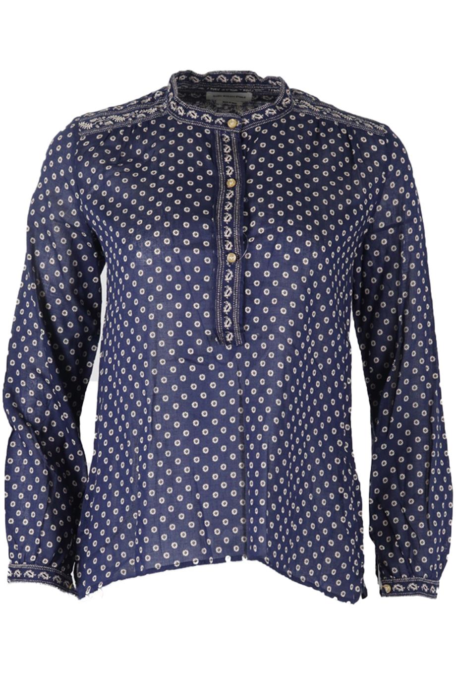 ISABEL MARANT ÉTOILE PRINTED COTTON TOP FR 34 UK 6