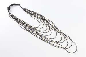 MARIA CALDERARA BLACK PEARL NECKLACE