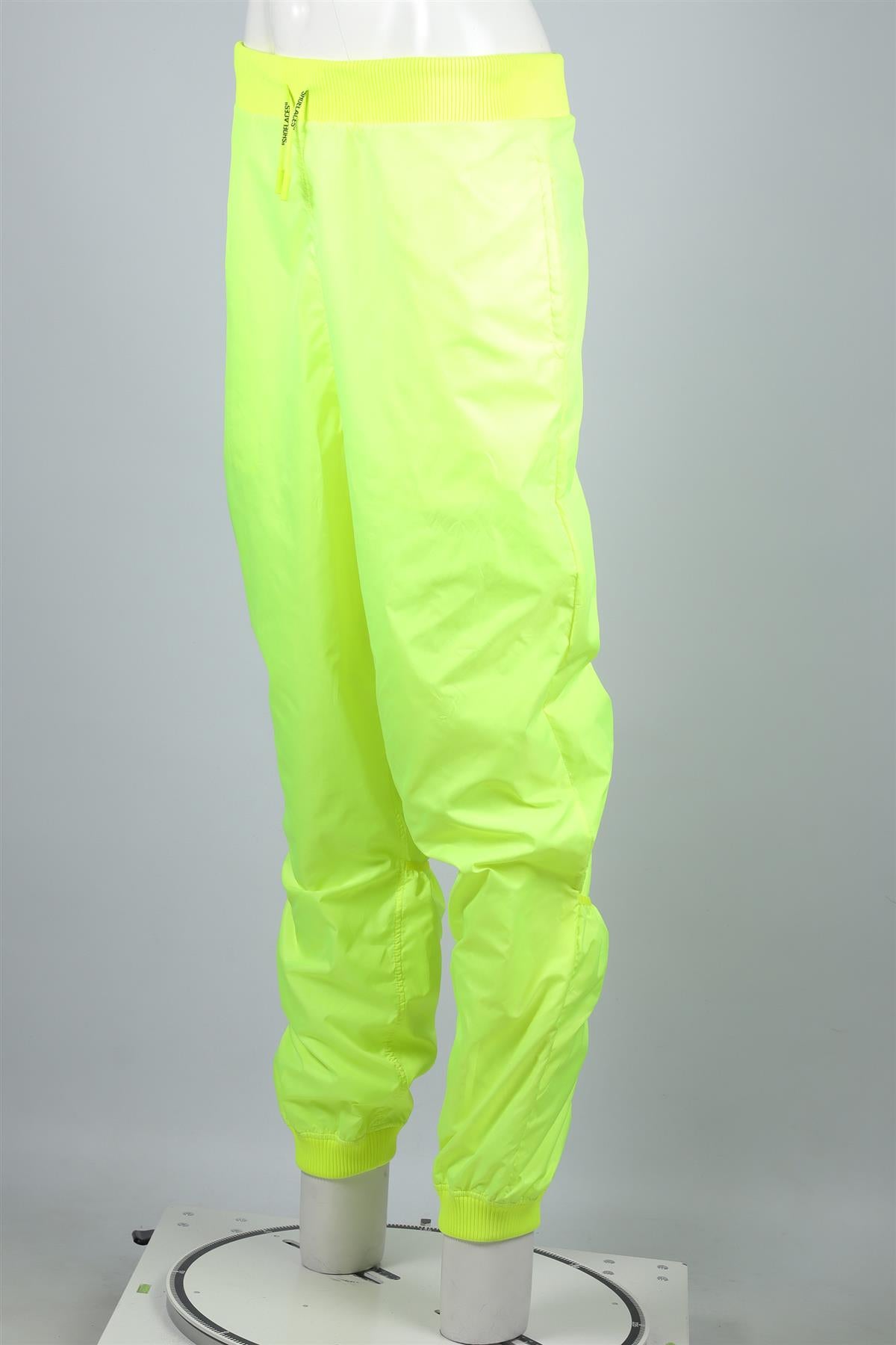 OFF-WHITE GREEN SHELL TAPERED PANTS IT 46 UK 14