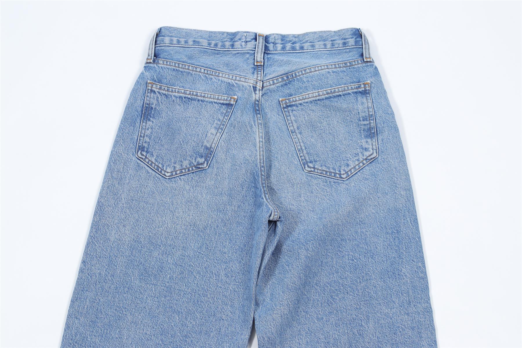 AGOLDE BLUE DENIM JEANS W24 UK 6