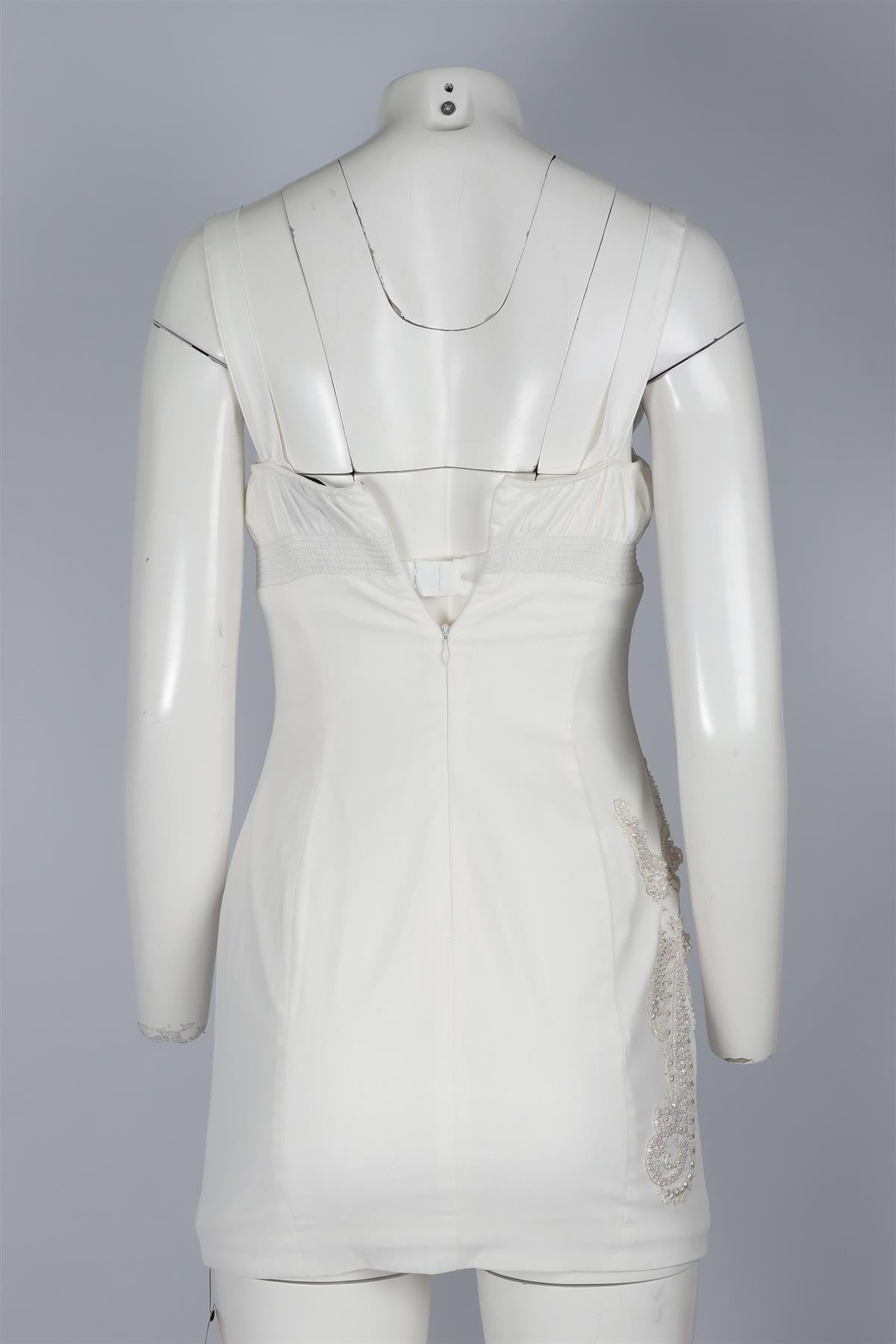 THE COLLECTION BY REFORMATION WHITE COTTON MINI DRESS US 2 UK 6