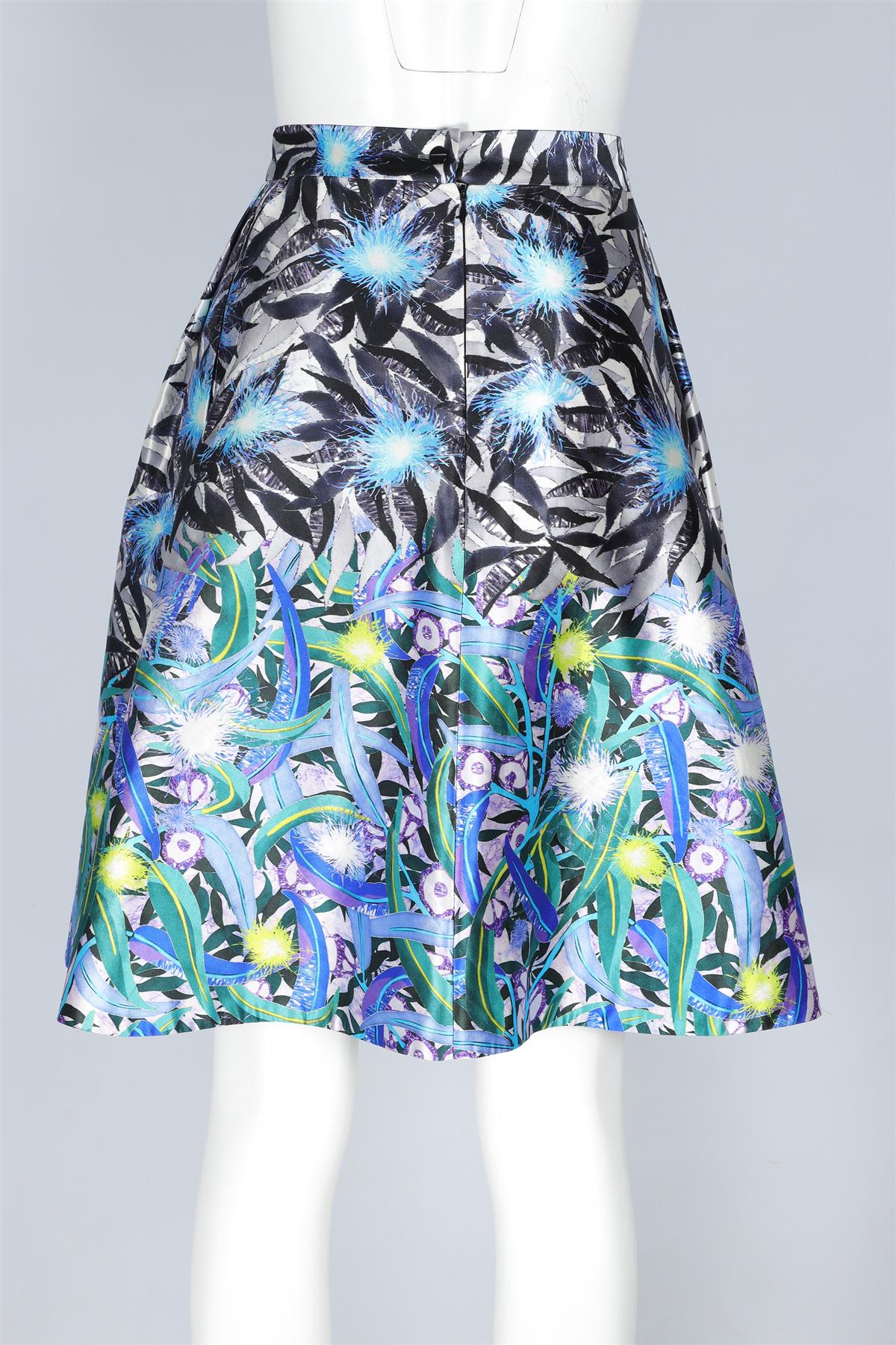 PETER PILOTTO MULTI SILK MINI SKIRT UK 10