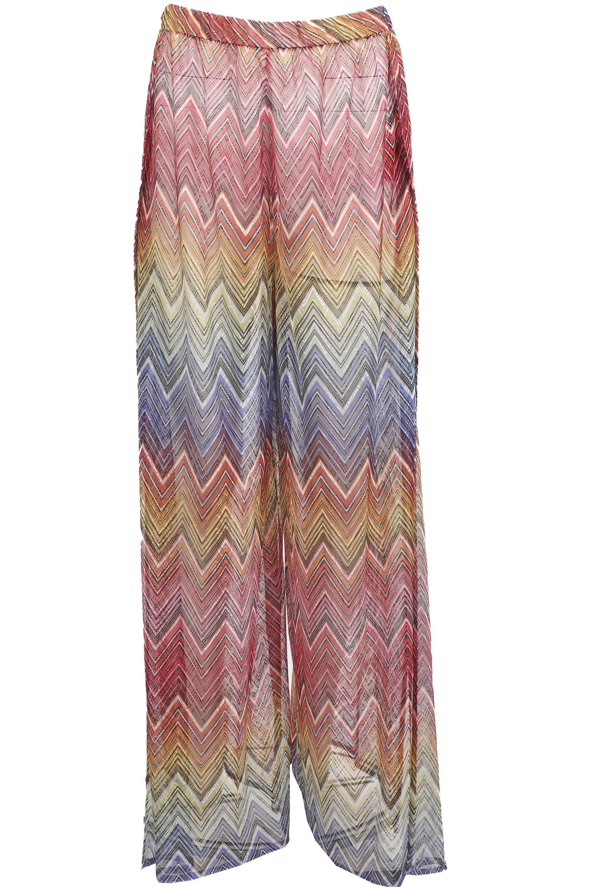 MISSONI MULTI CROCHET WIDE LEG PANTS IT 46 UK 14