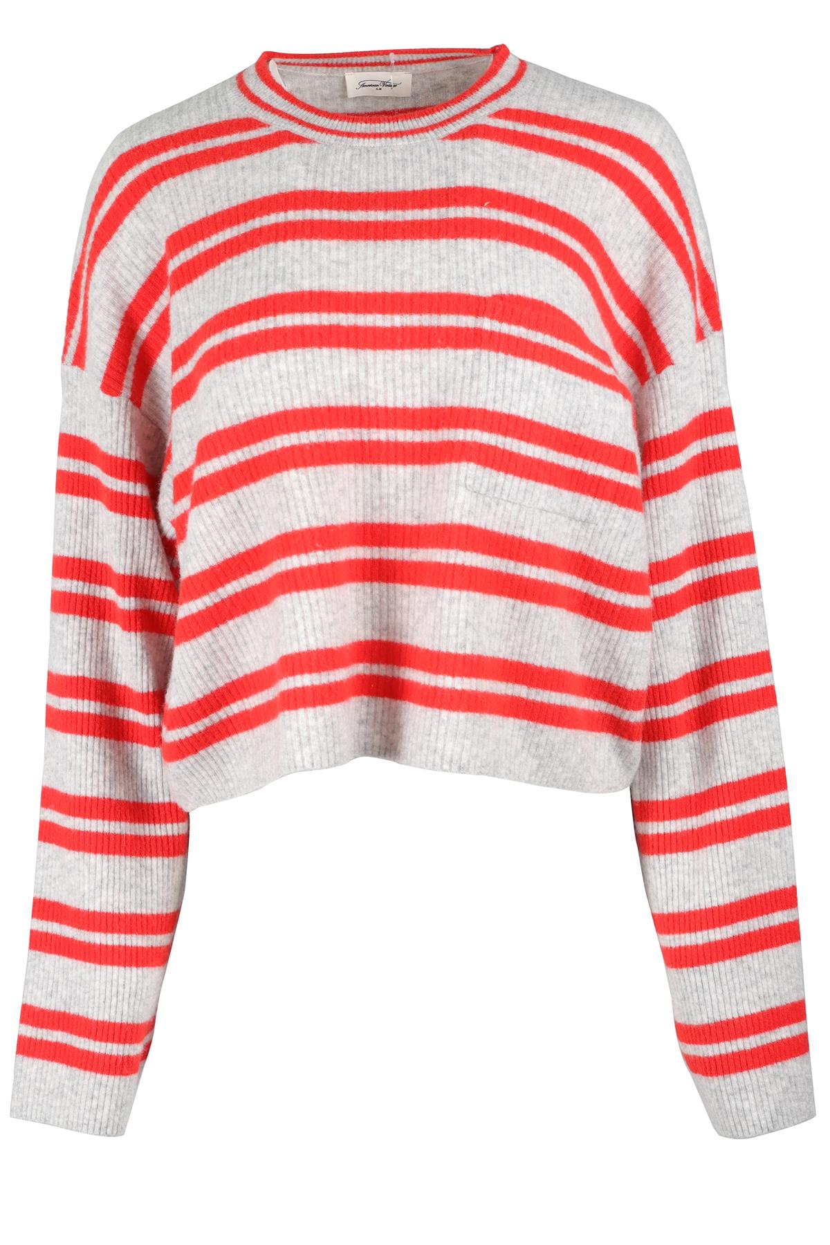 AMERICAN VINTAGE GREY WOOL SWEATER XSMALL-SMALL