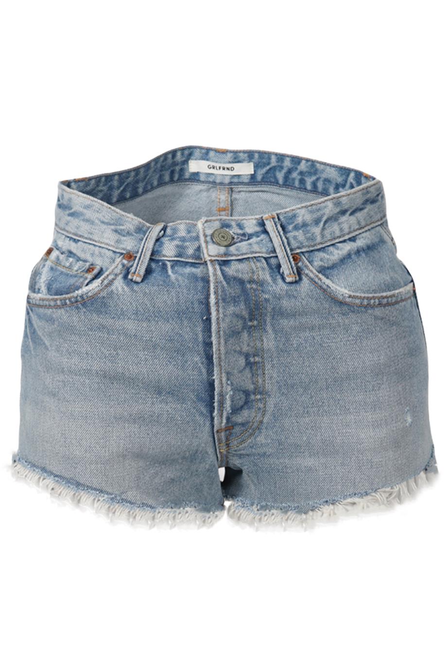 GRLFRND HIGH RISE DENIM SHORTS W25 UK 6-8
