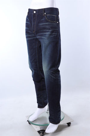 BALMAIN BLUE MEN'S TAPERED JEANS UK/US W36