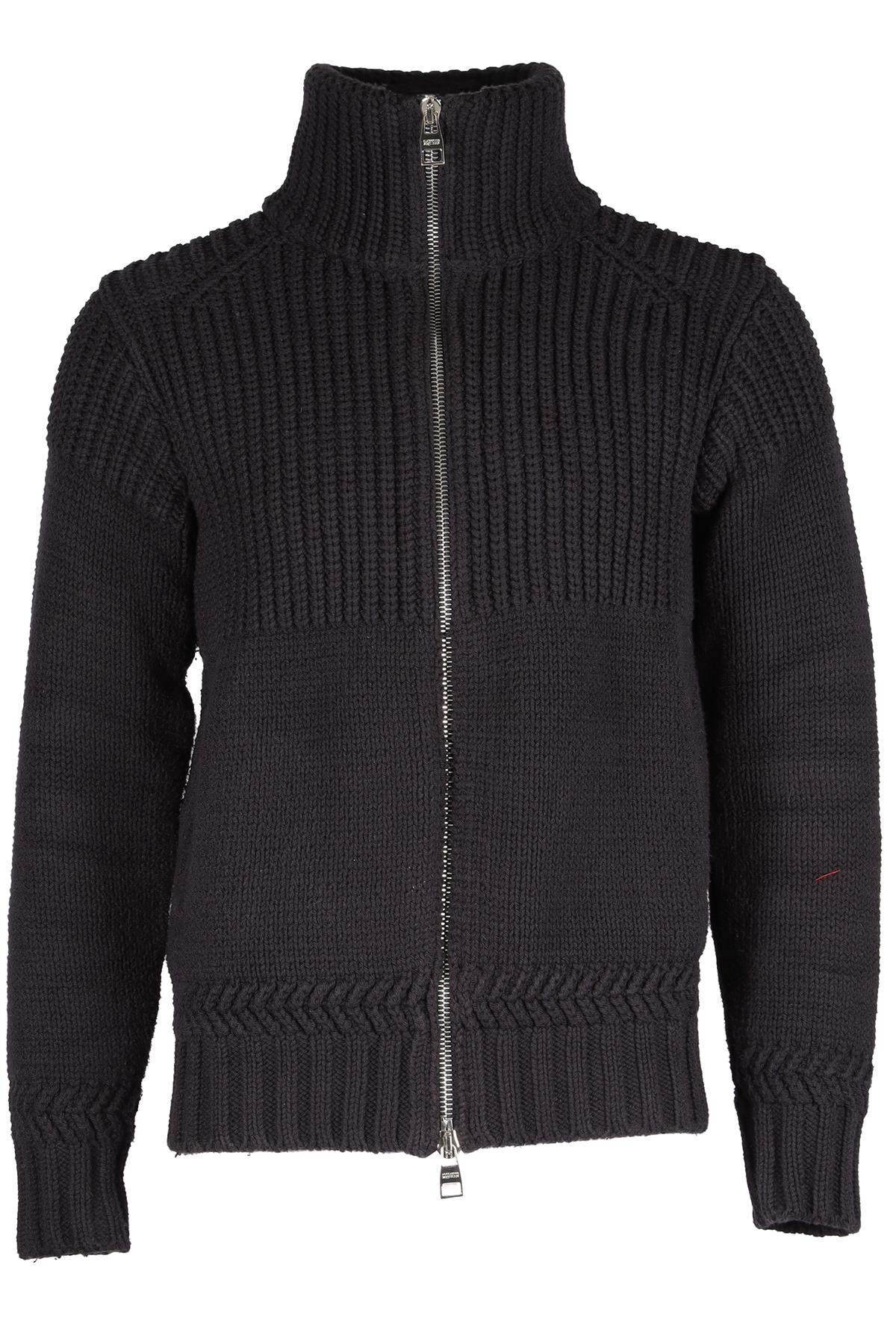 ALEXANDER MCQUEEN NAVY MEN'S WOOL CARDIGAN SMALL