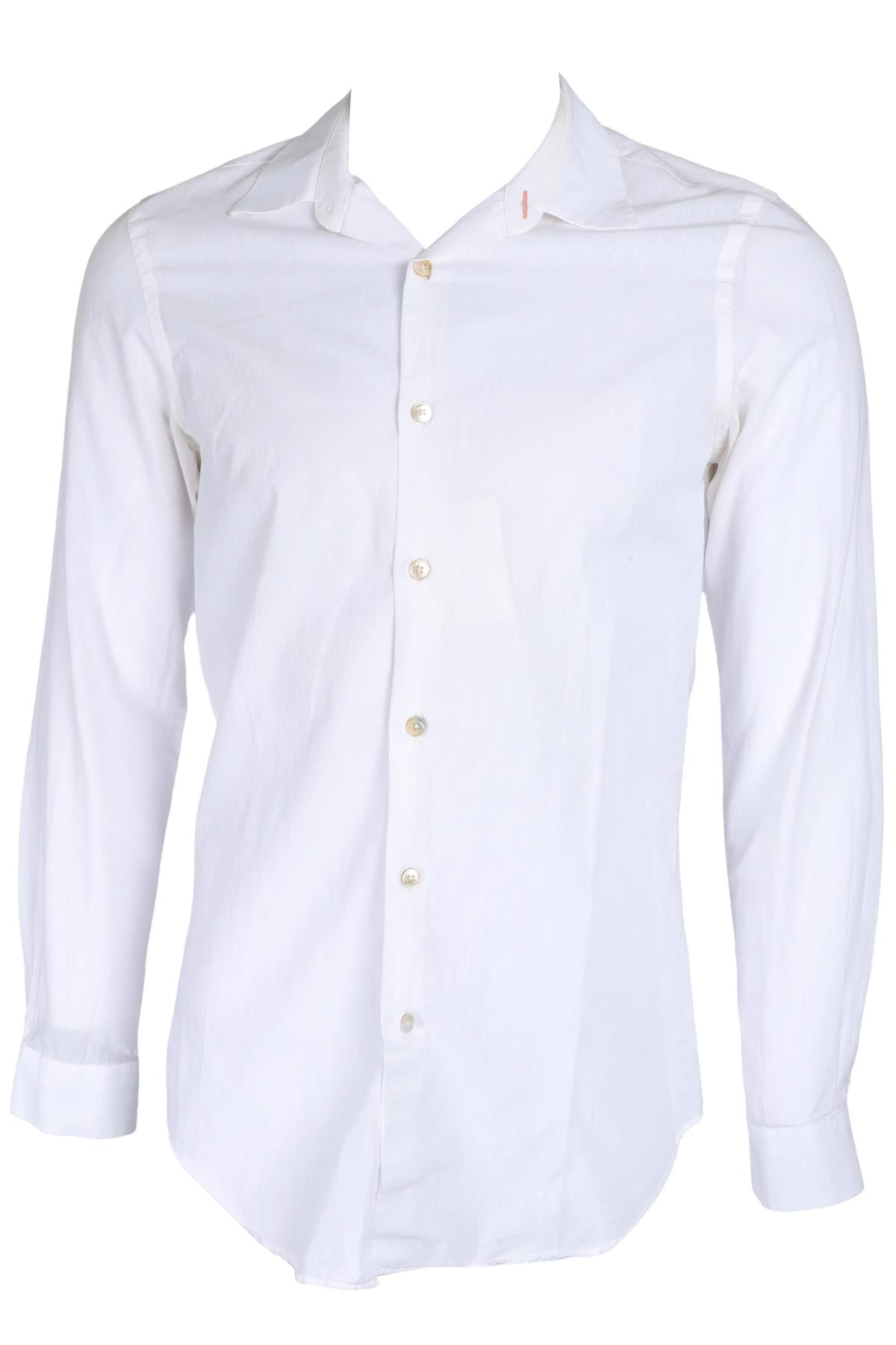 PAUL SMITH WHITE MEN'S LINEN SHIRT SMALL