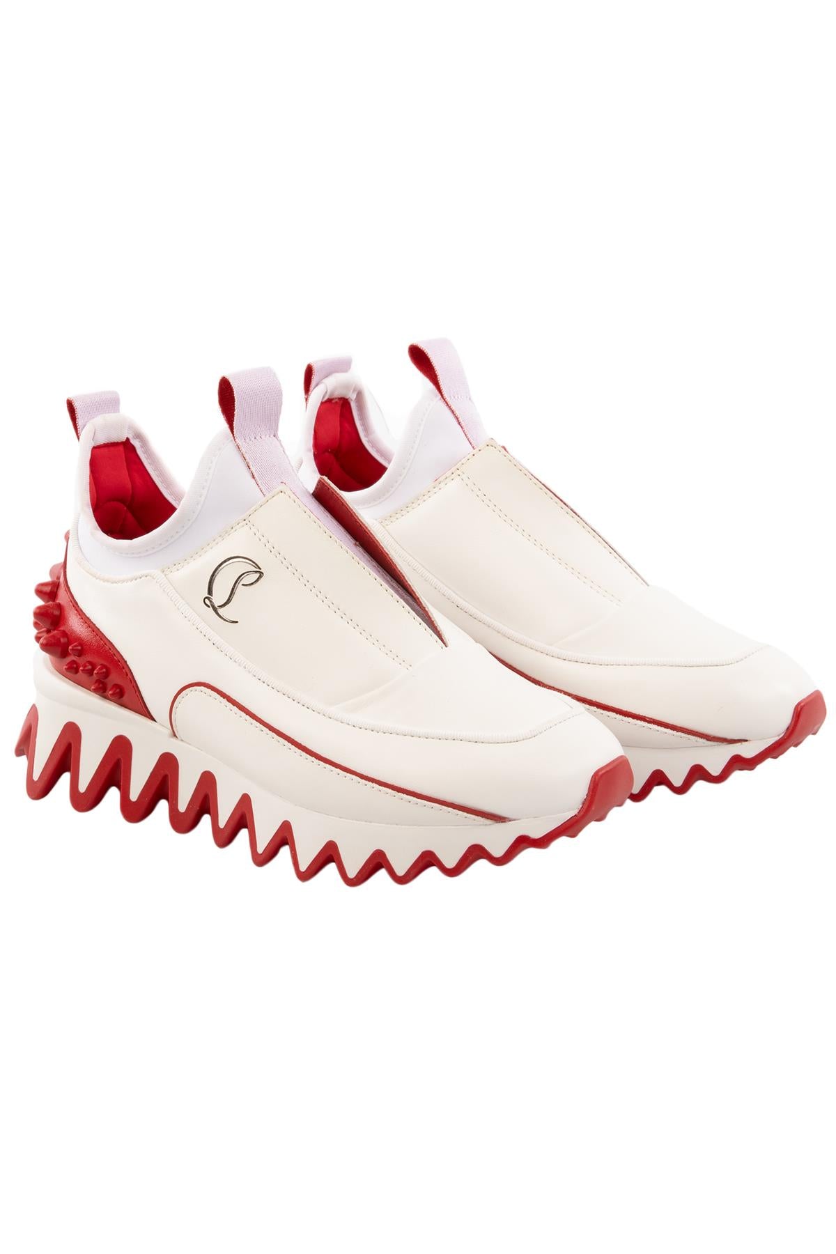 CHRISTIAN LOUBOUTIN WHITE KIDS GIRLS SNEAKERS EU 29 UK 10.5 US 11.5