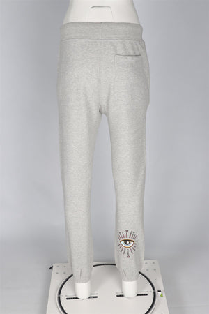 NSF + JACQUIE AICHE GREY COTTON TRACK PANTS SMALL