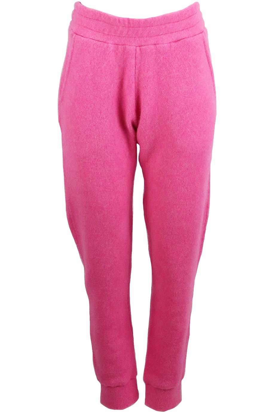 THE ELDER STATESMAN CASHMERE TRACK PANTS LARGE