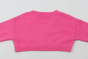 MONNALISA PINK CARDIGAN 8 YEARS