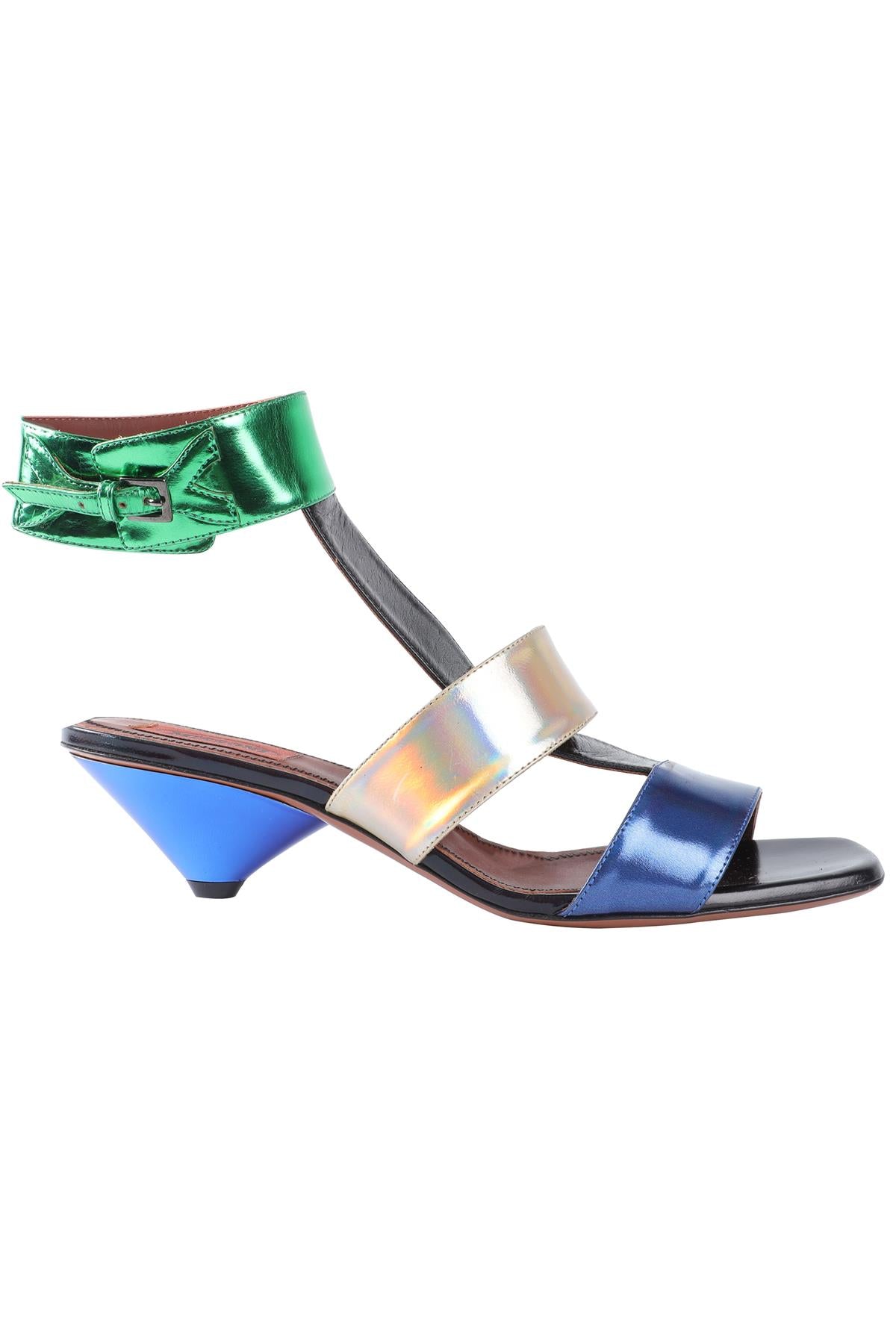 MISSONI MULTI LEATHER SANDALS EU 38 UK 5 US 8