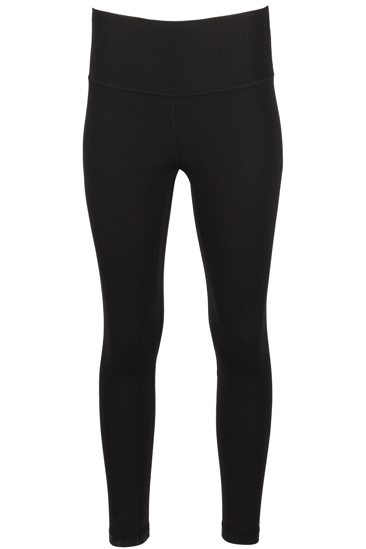 LULULEMON BLACK JERSEY LEGGINGS US 6 UK 10