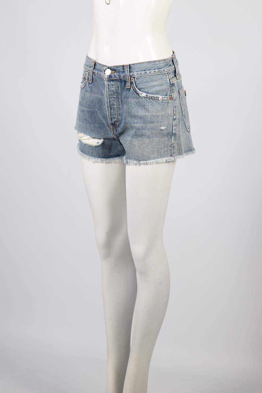 RE/DONE HIGH RISE DENIM SHORTS W26 UK 8