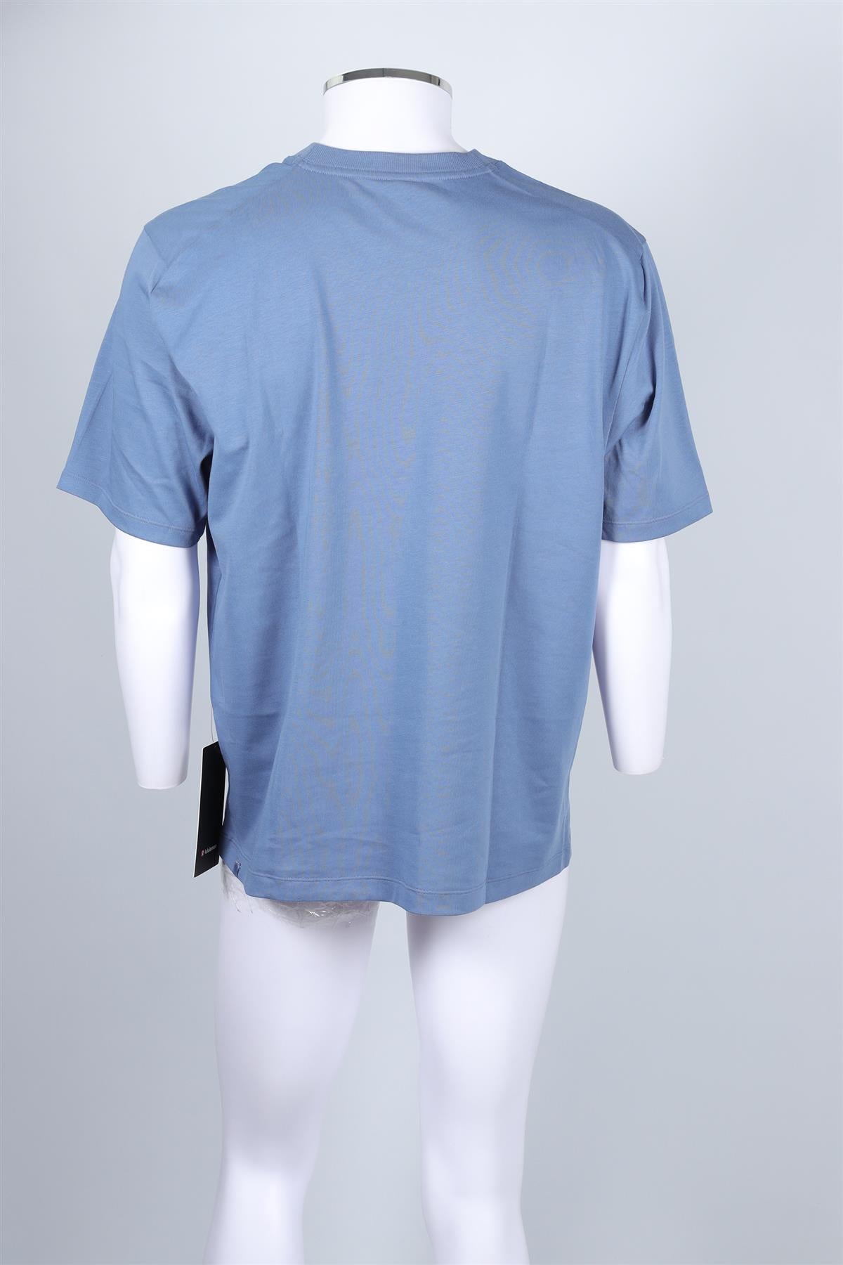 LULULEMON BLUE MEN'S COTTON T-SHIRT MEDIUM
