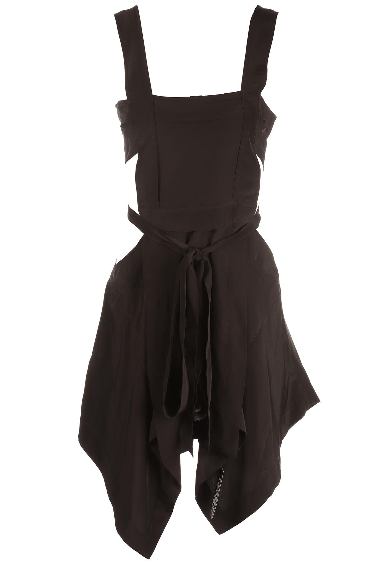 ISABEL MARANT BLACK SILK MINI DRESS FR 38 UK 10