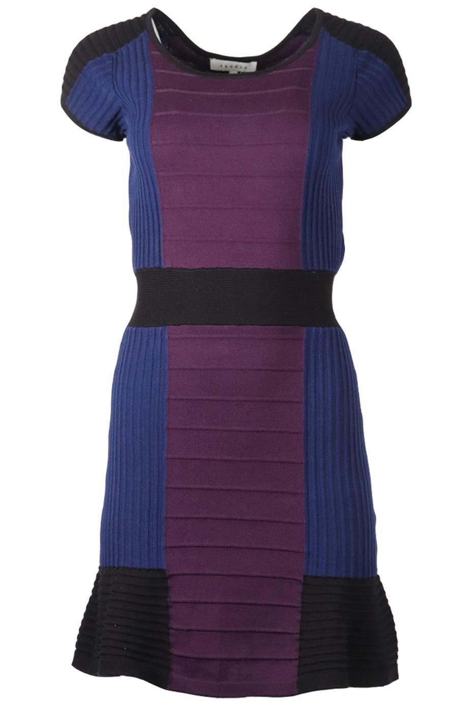 SANDRO COTTON MINI DRESS UK 8