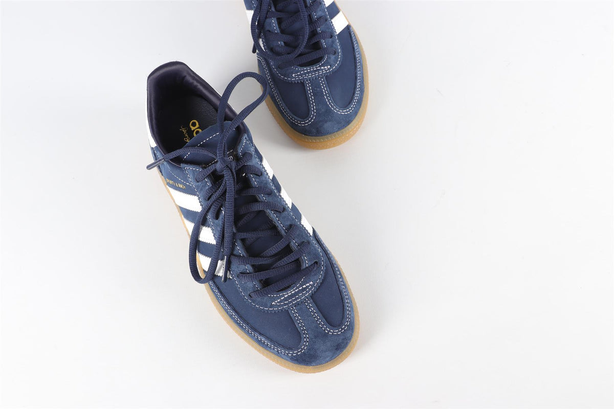 ADIDAS + SPORTY & RICH BLUE HANDBALL SPEZIAL NIGHT INDIGO SNEAKERS EU 38 UK 5 US 5.5