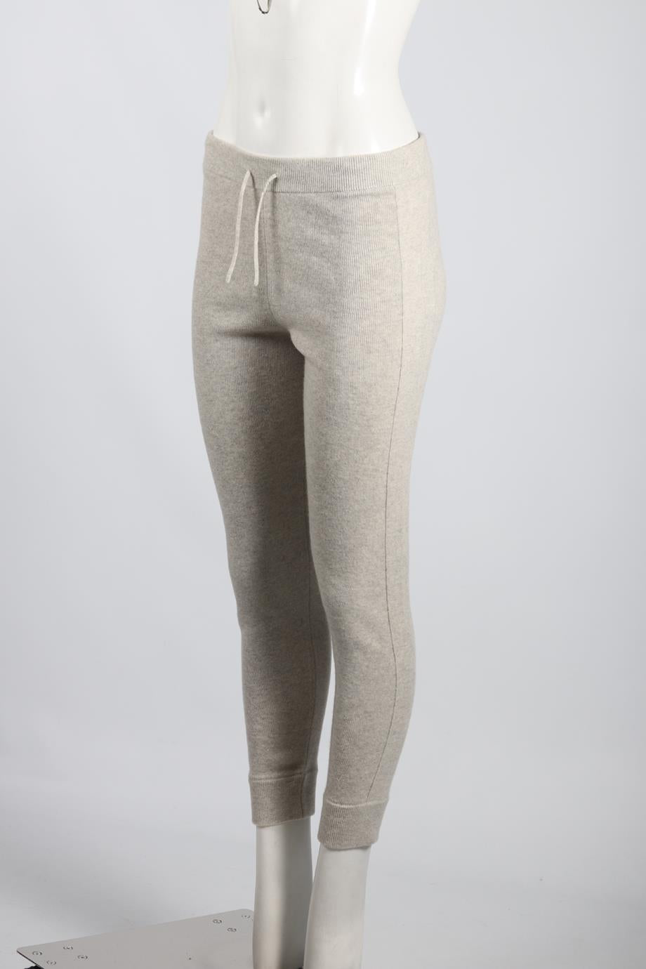 CHLOÉ CASHMERE TAPERED PANTS SMALL