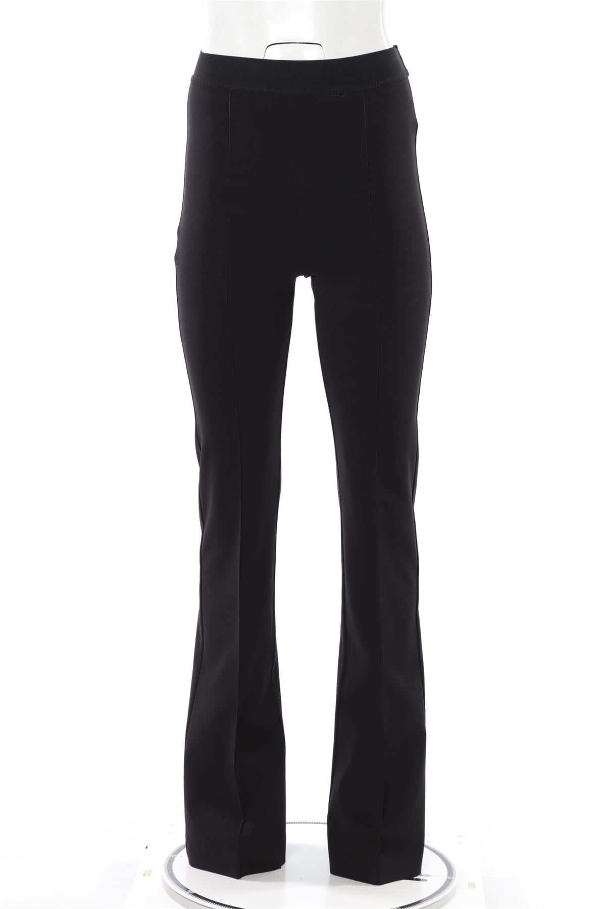 WARDROBE NYC + RHW BLACK KNIT FLARED PANTS XSMALL/SMALL