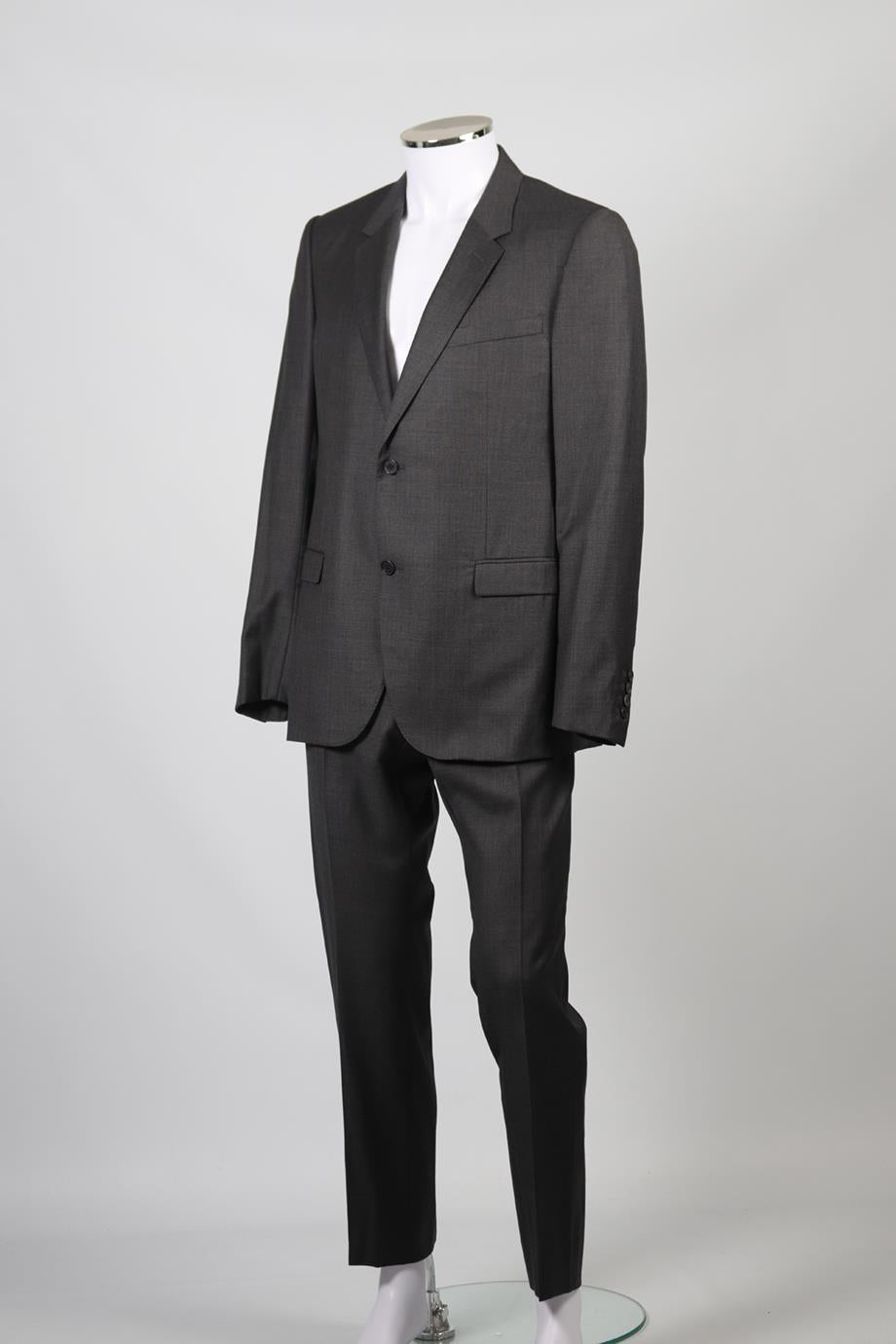 LANVIN MEN'S WOOL TWO PIECE SUIT IT 52 UK/US 36 FR 44