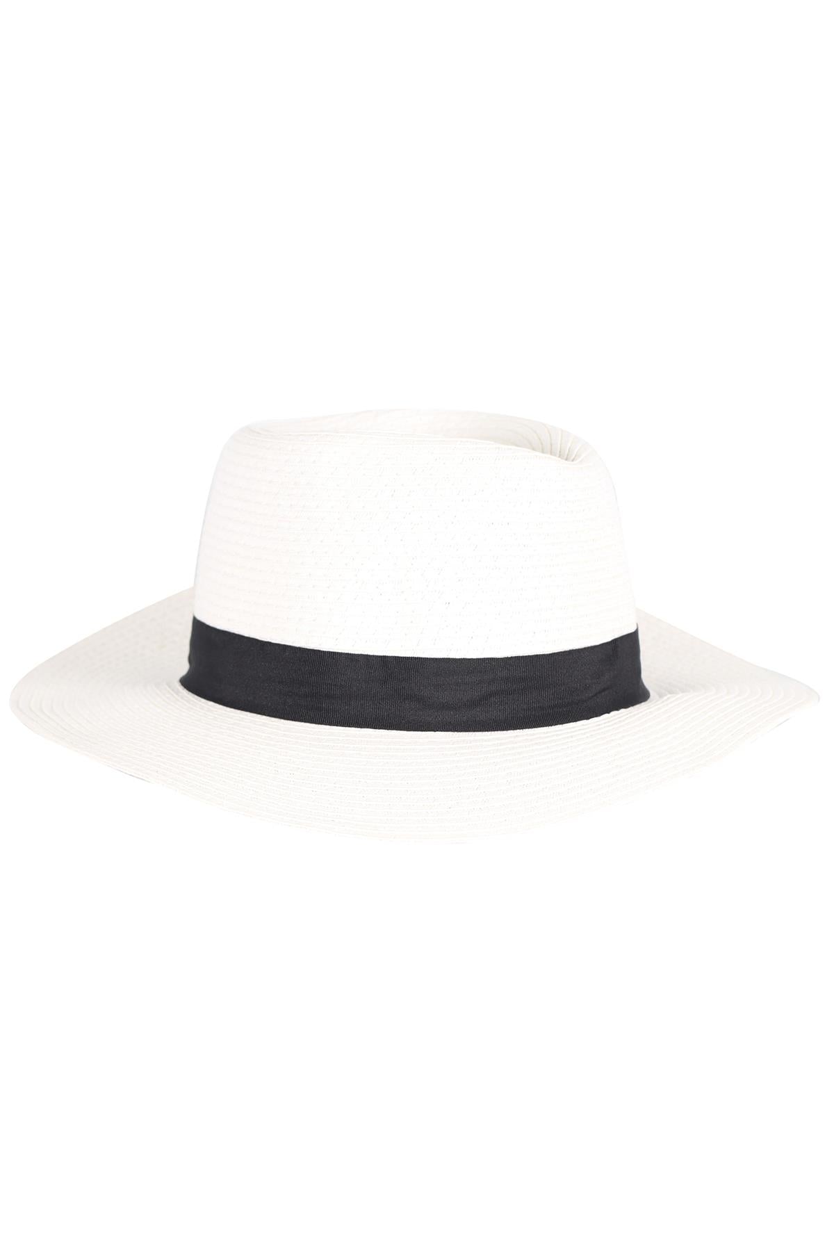 MELISSA ODABASH STRAW HAT ONE SIZE