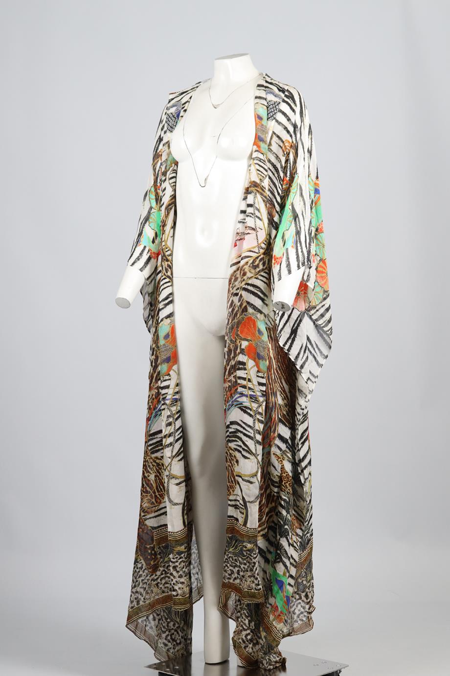 CAMILLA SILK ROBE ONE SIZE