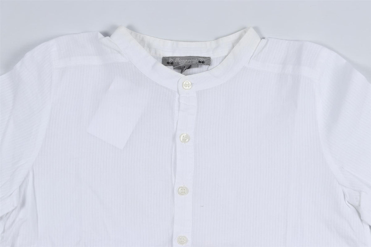 BONPOINT WHITE KIDS BOYS SHIRT 10 YEARS