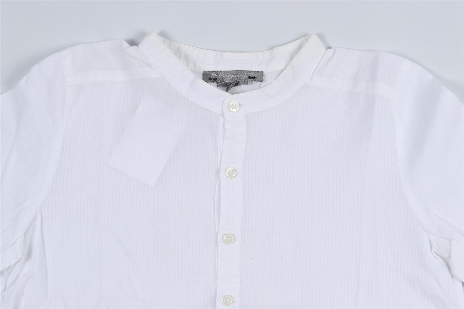 BONPOINT WHITE KIDS BOYS SHIRT 10 YEARS