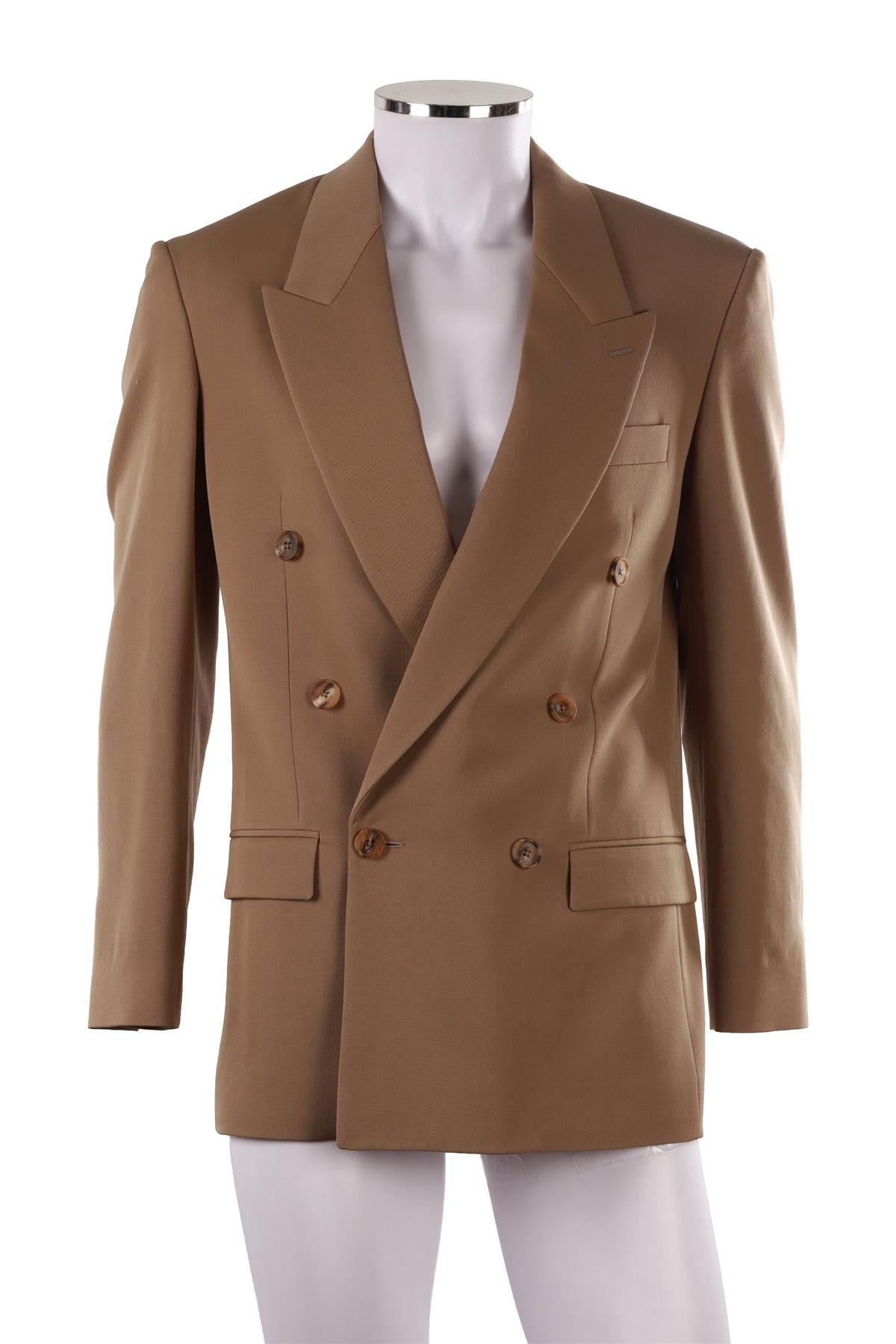TAUPE MEN'S WOOL BLAZER