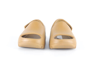ADIDAS YEEZY BROWN BABY GIRLS RUBBER SANDALS EU 22 UK 5.5 US 6