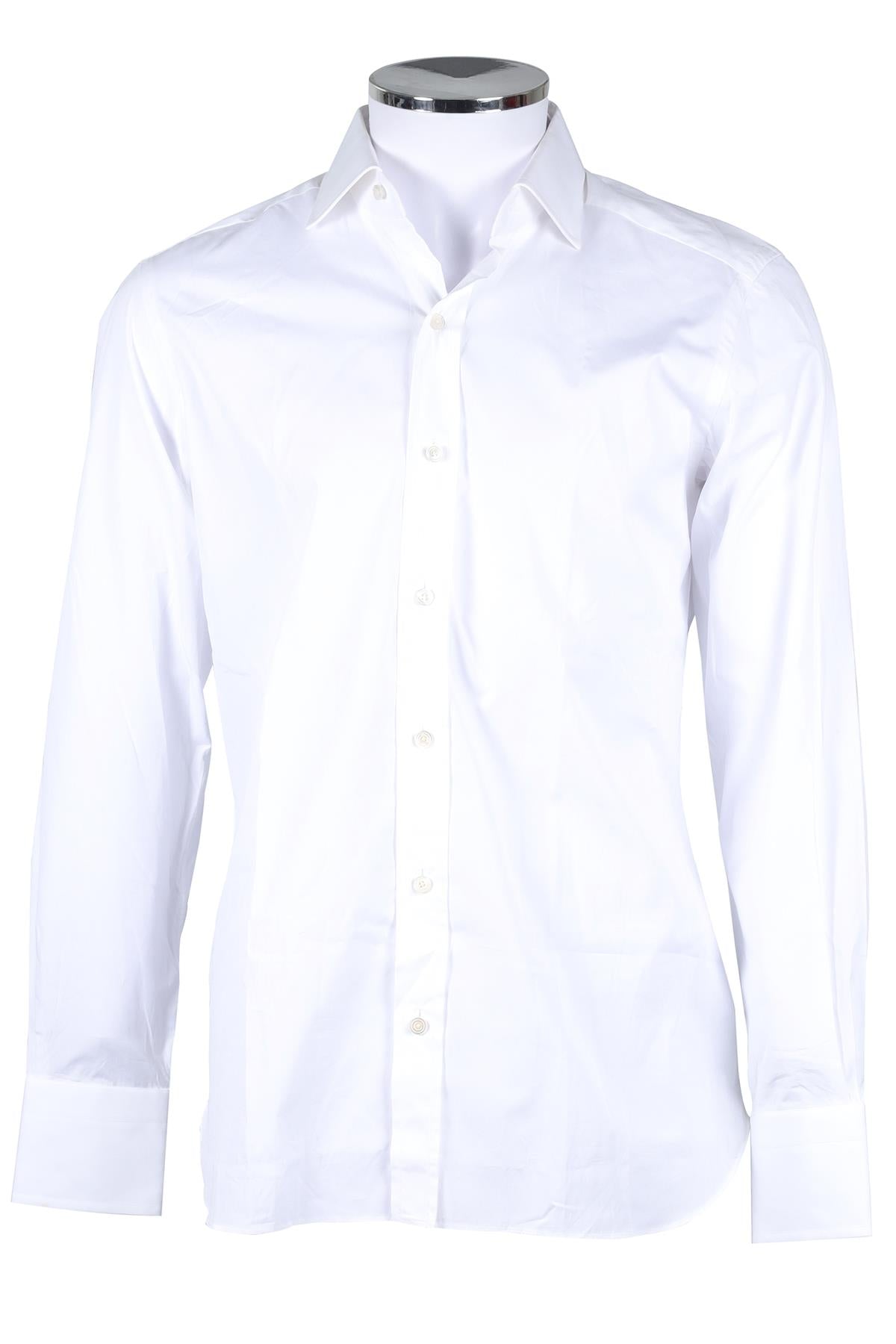 TOM FORD WHITE MEN'S COTTON SHIRT UK/US CHEST 40